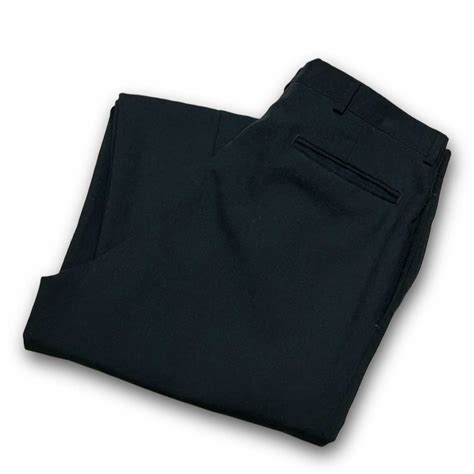 MADE IN USA 90s HAGGAR ツータック レーヨン スラックス パンツ ブラック【W34】 | BACK IN THE DAYZ.