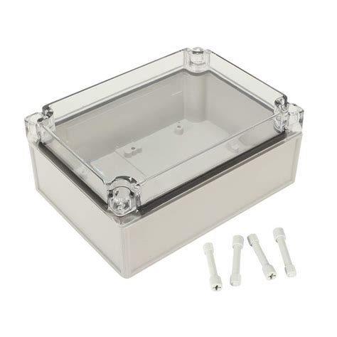 YXQ 175x125x75mm ABS Junction Box w PC Transparent Cover Waterproof ...