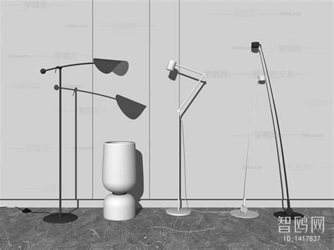Modern Floor Lamp sketchup Model Download - Model ID.798731098 | 1miba