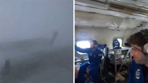 Watch: Hair-raising footage of NOAA research plane tumbling in centre ...