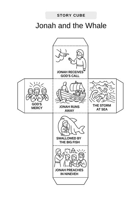 Best 12 Jonah and the Whale Cootie Catcher Sunday School Craft Cootie ...