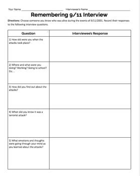 Historical Interview Worksheet 的图像结果