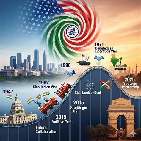 US-India Relations: A Rollercoaster from 1947 to 2025 - Indian Thinkers