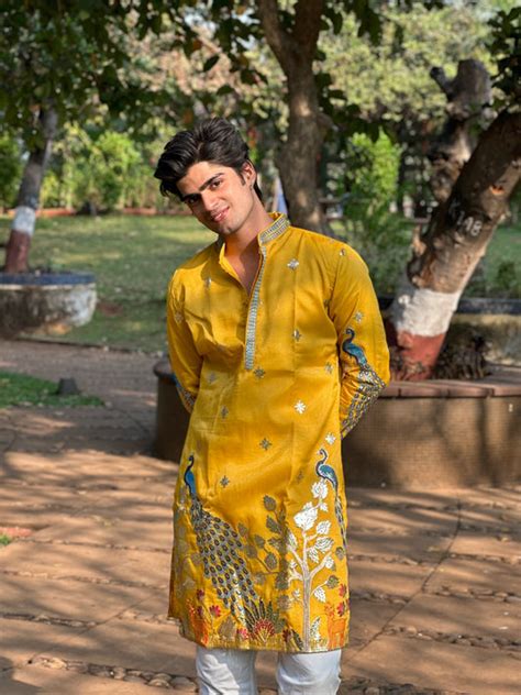 Haldi Kurta for Men, Haldi Ceremony Kurta for Groom – Kzari - The ...