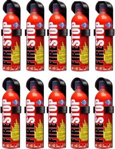 SAFEVERSE Non-Leakable Firestop 500 ml pack-10 Fire Extinguisher Mount ...