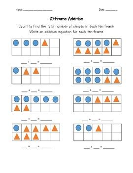 Image result for Addition Using 10s Frame Lesson 2