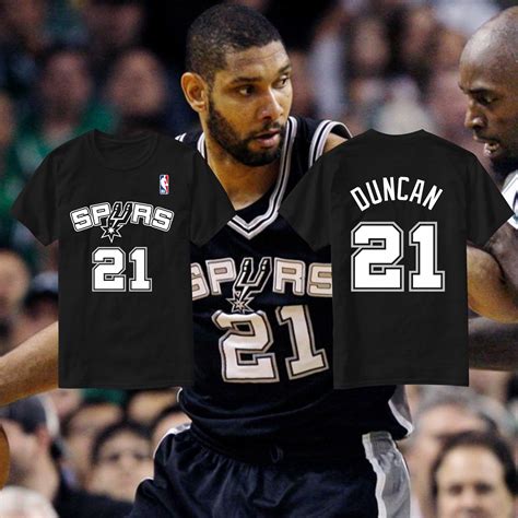 NBA T-Shirt Jersey - Tim Duncan - San Antonio Spurs | Lazada PH