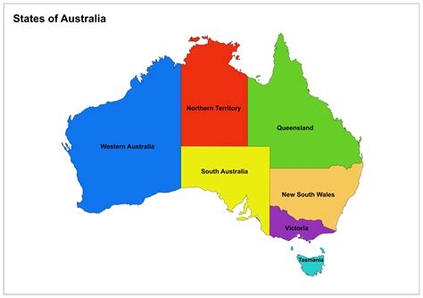 List Of States In Australia