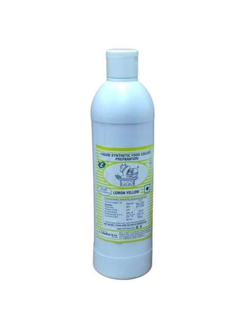 Nandi Lemon Yellow Liquid Synthetic Food Colour 500 ml – Bakeworld ...