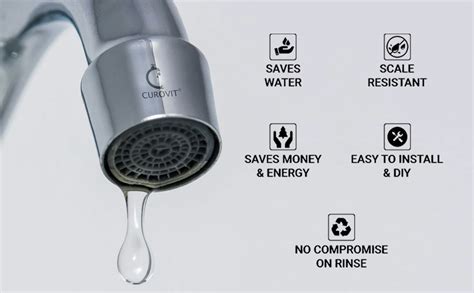 CUROVIT Female Tap Aerator Permix 10pc (24mm) Foam Flow Jali/Spray ...