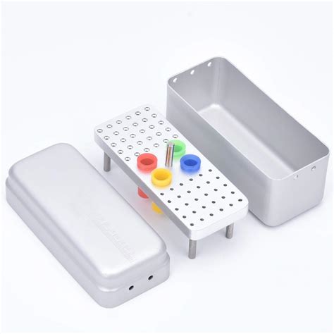Anhuadental 60 Holes Multi Use Burs Disinfection Autoclave Block Holder ...