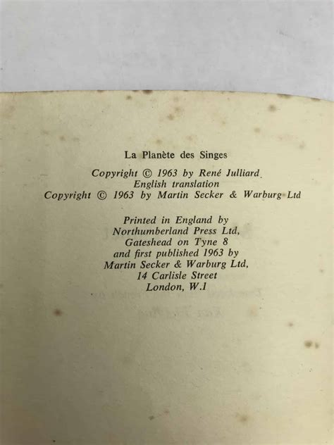 Pierre Boulle - [Xan Fielding] - Monkey Planet [Planet of the Apes ...