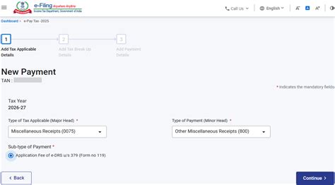 Challan Creation through TAN Login | Income Tax Department