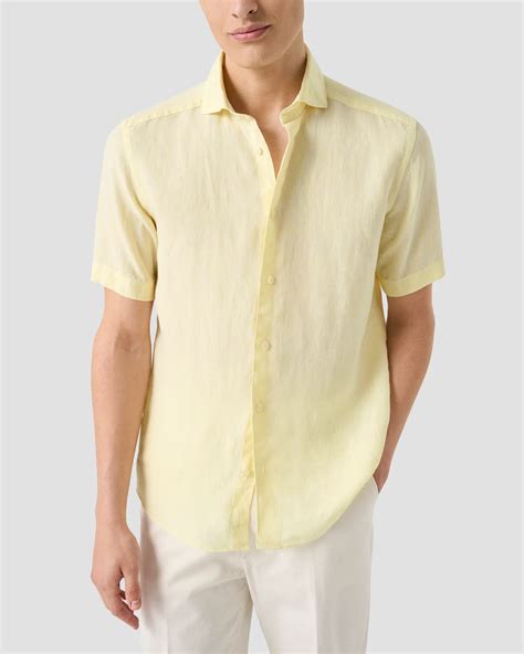 Short Sleeve Linen Shirt - Eton