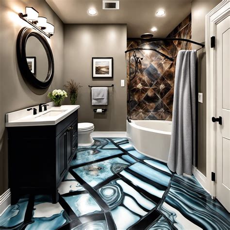 23 Innovative Epoxy Bathroom Floor Ideas for Your Home Decor Inspiration