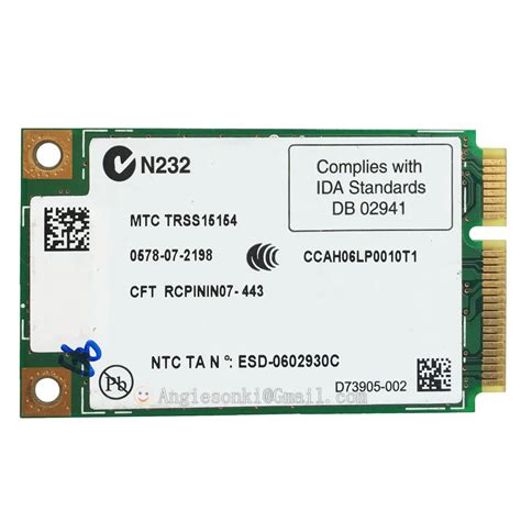 4965AGN WIFI Wireless N 4965 Card FRU: 42T0865 802.11n 300m For Intel ...