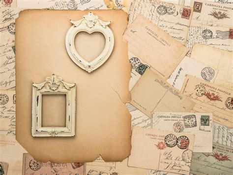 Download wallpaper vintage, vintage, frame, letters, brand, mail ...