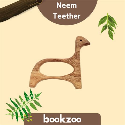 Buy Neem Teether - Goat Shape at Bookzoo.in