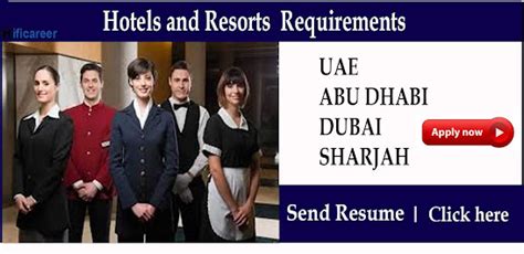 Hotel Career in UAE- Abu Dhabi - Dubai and Sharjah | Today Updated ...