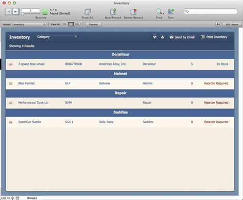 Image result for FileMaker Inventory in Out
