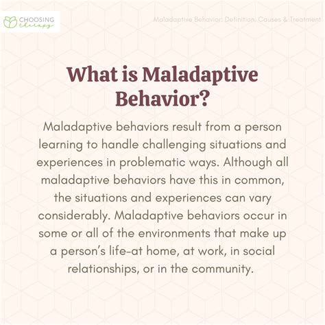 What Is Maladaptive Behavior in Psychology?