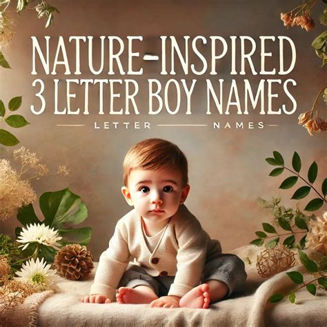 Popular 3 letter boy names | Short and Unique Options
