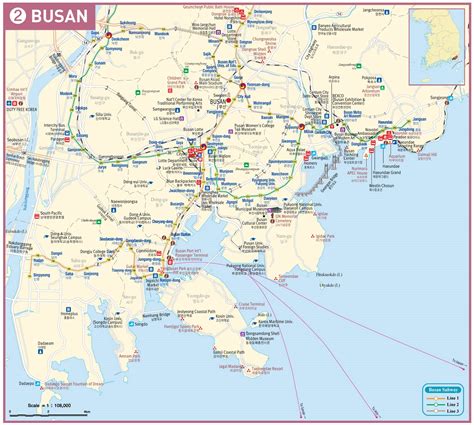 Large Busan Maps for Free Download and Print | High-Resolution and ...
