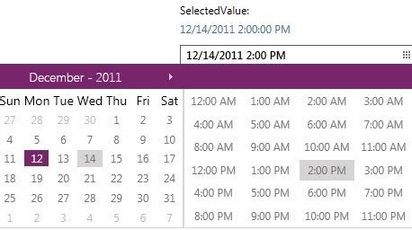 DateTimePicker WPF Visual Studio 的图像结果