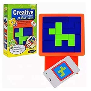 Buy NARAYANMUNI Creative Pattern Puzzle Card Game - 60 Challenge Cards ...