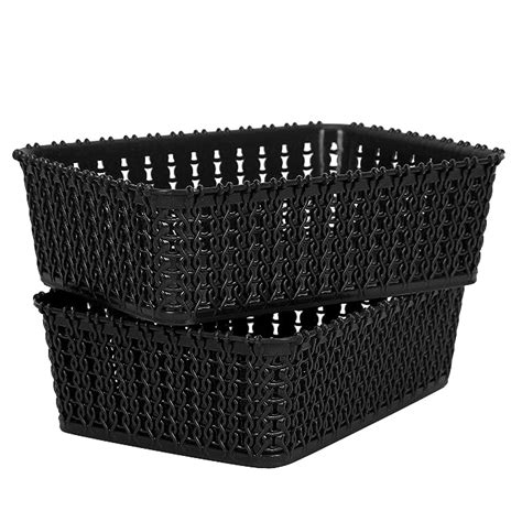 Cutting EDGE Basket Small Plastic Storage Organizer Durable with ...
