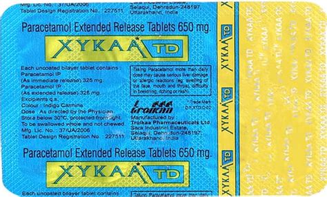 Xykaa TD Tablet: Uses, Side Effects, Price, Dosage & More Info - PharmEasy