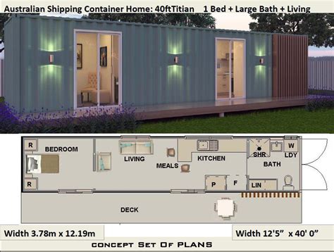 40 Foot Shipping Container Home Floor Plans - Kelakuan