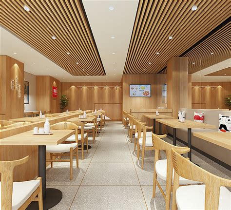 中式快餐店餐厅-【集简空间】3d模型_su模型_贴图_草图模型「免费下载每日更新」