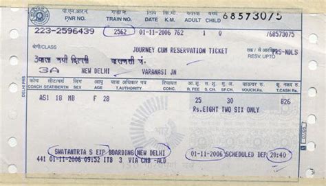 印度火车票