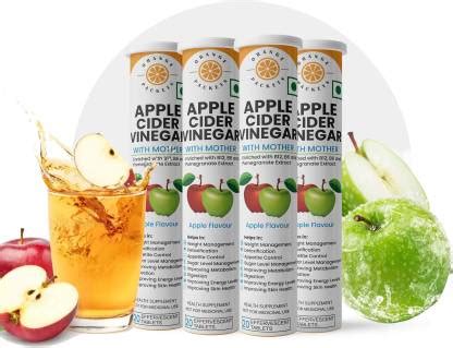 Orange Packets Apple Cider Vinegar Effervescent Tablets With ...