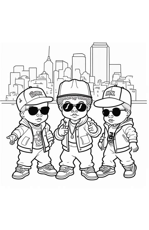 Hip-hop Coloring Pages - Coloring Nation