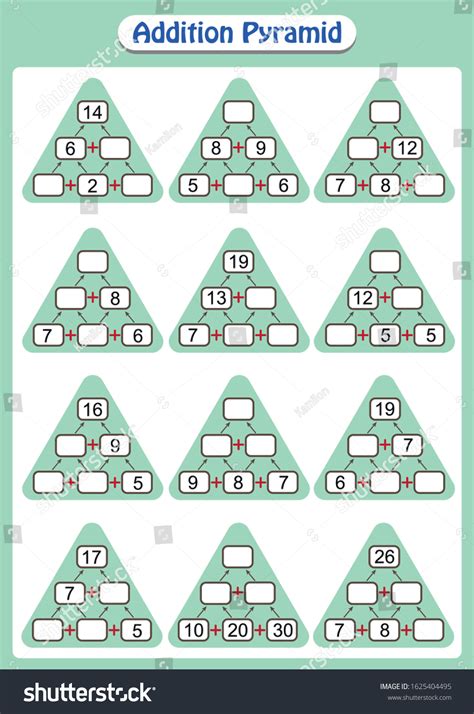 Image result for Maths Addition Pyramid