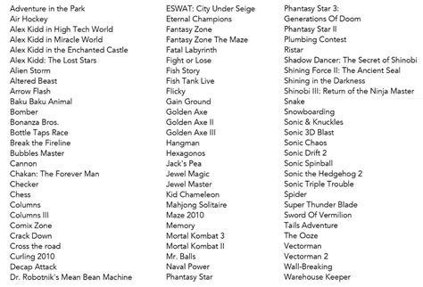 Image result for Genesis Flashback Game