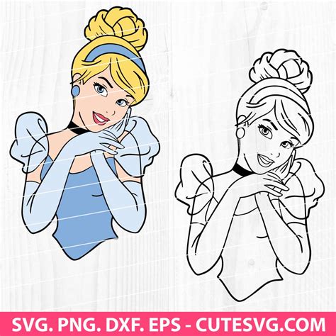 Cinderella SVG Disney Princess SVG Princess Castle Cinderella SVG PNG ...