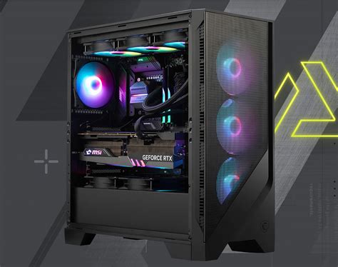 Buy Shop MSI Mag Forge 321R Airflow (ATX) Mid Tower Cabinet (Black) at ...
