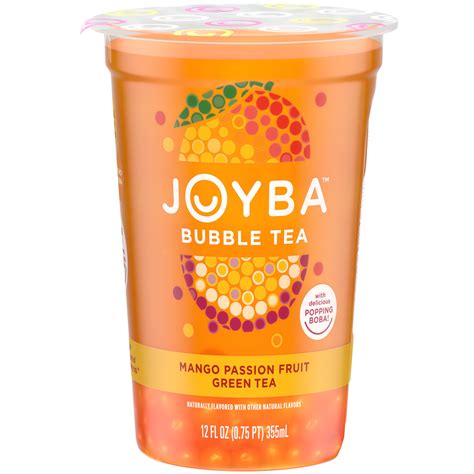 Joyba Mango Passion Fruit Green Tea Bubble Tea 12 fl oz 1 ct | Shipt