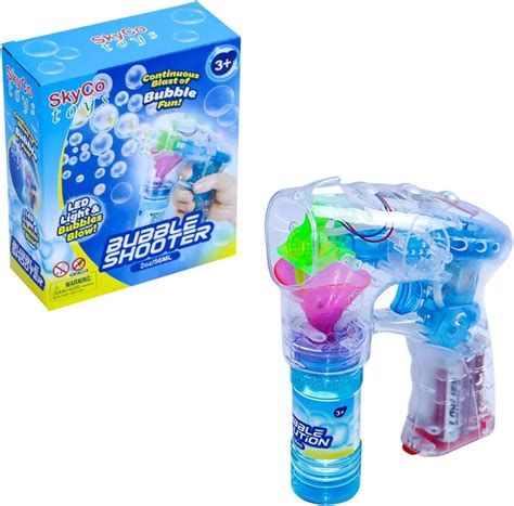 Buy SkyCo Bubble Gun – Bubble Guns for Kids – Transparent Bubble Guns ...