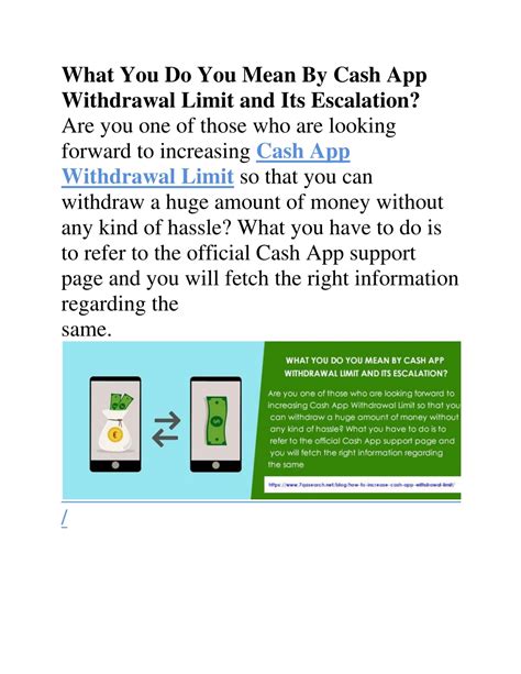 PPT - What You Do You Mean By Cash App Withdrawal Limit And Its ...