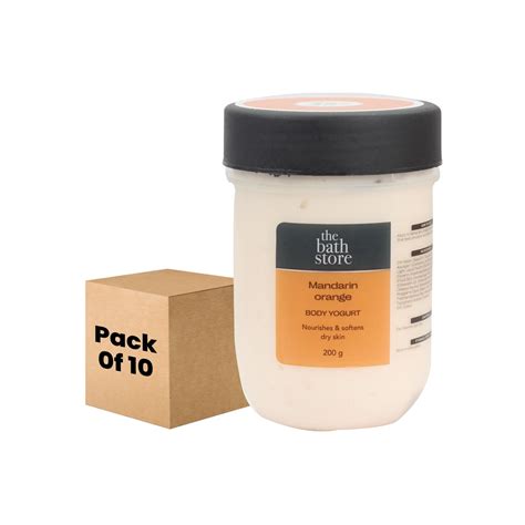 The Bath Store Mandarin Orange Body Yogurt – 200gm (Pack of 10 ...