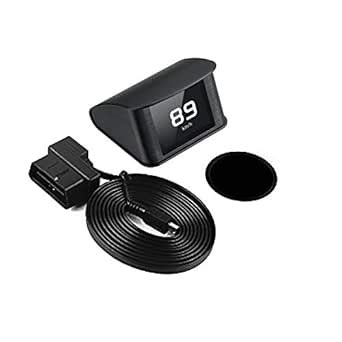 SKEIDO P10 Car HUD Head Up Display Smart Digital Speedometer with OBDII ...