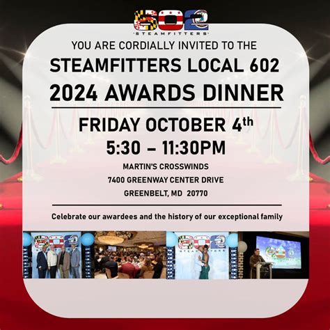 We hope to see you at our 2024 Awards Dinner this October. For ticket ...