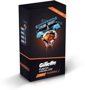 Gillette Flexball Pro Glide Gift Pack and Flexball Razor with 4 ...