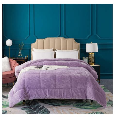 Super Ultra Soft Luxury Plush Comforter, Cozy Reversible Faux Fur ...