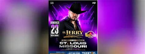 EL JERRY GERARDO CORONEL, El Volcan Discoteque, St. Louis, 23 November ...