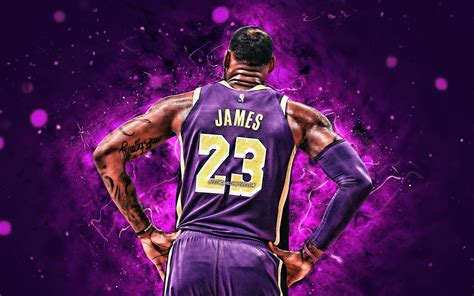 LeBron James Back View NBA Los Angeles Lakers | Lebron james wallpapers ...